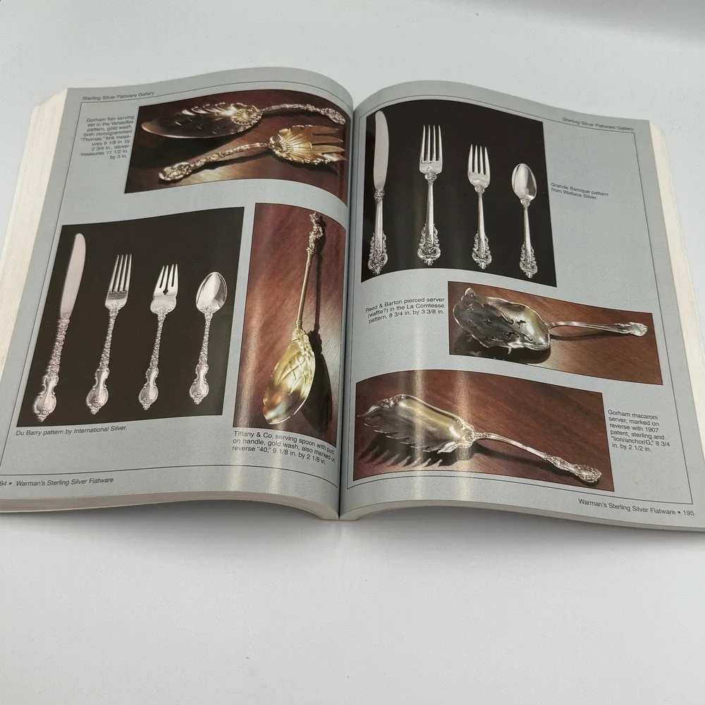 Warman's Sterling Silver Flatware Value & Identification Guide Mark Moran Book